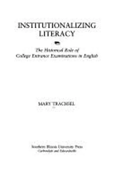 Capa de Institutionalizing literacy