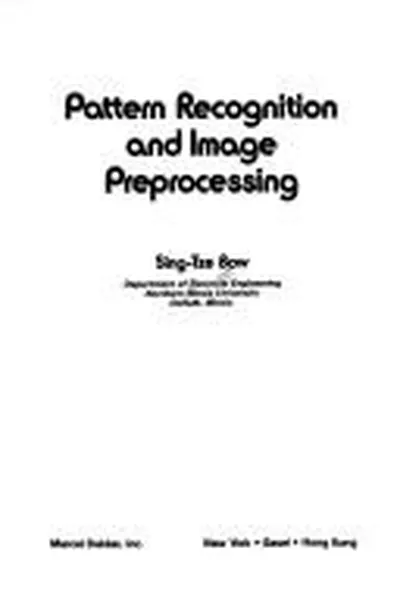 Capa de Pattern recognition and image preprocessing