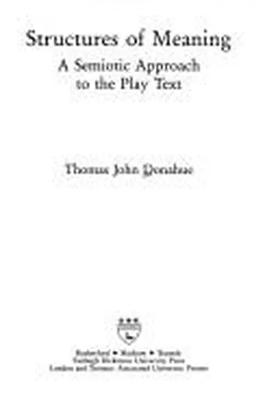 Capa de Structures of meaning