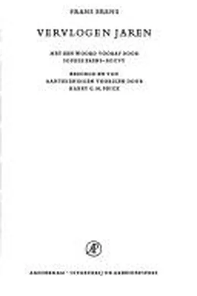 Capa de Vervlogen jaren