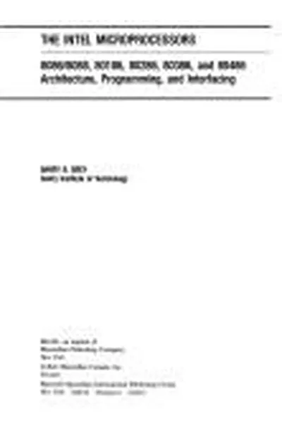 Capa de The Intel microprocessors