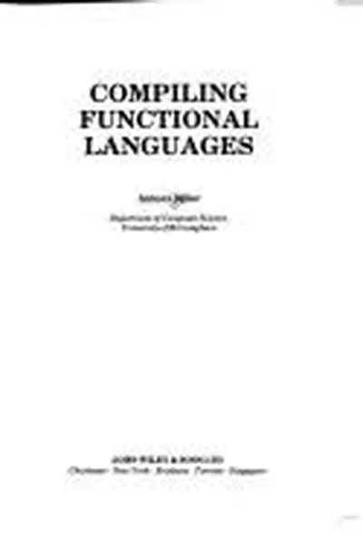 Capa de Compiling functional languages