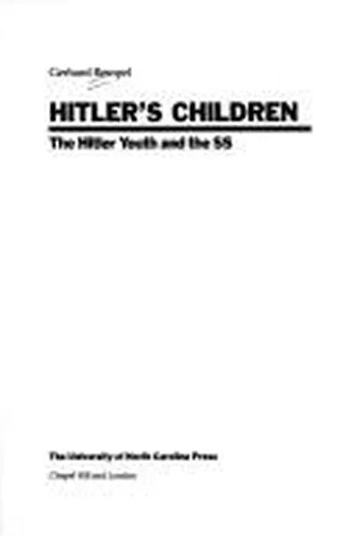 Capa de Hitler's children
