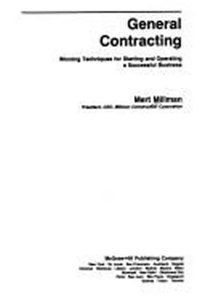 Capa de General contracting