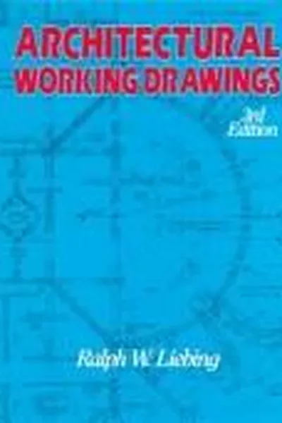 Capa de Architectural working drawings
