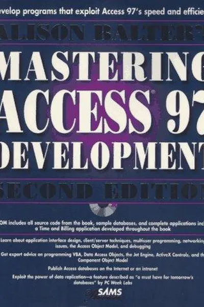 Capa de Alison Balter's Mastering Access 97 development