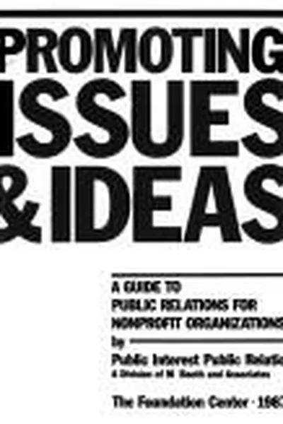 Capa de Promoting issues & ideas