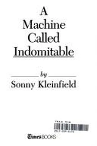 Capa de A machine called indomitable