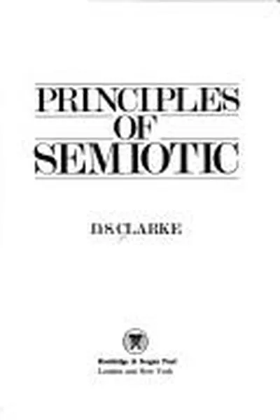 Capa de Principles of semiotic