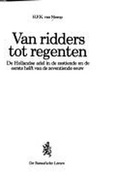 Capa de Van ridders tot regenten