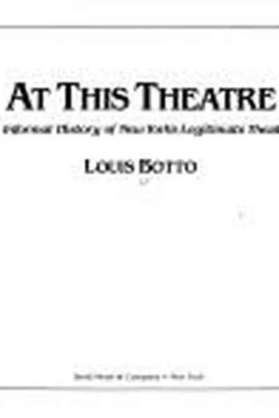 Capa de At this theatre