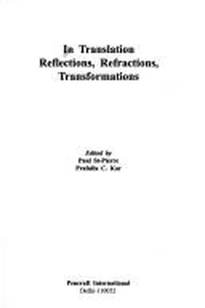 Capa de In translation, reflections, refractions, transformations