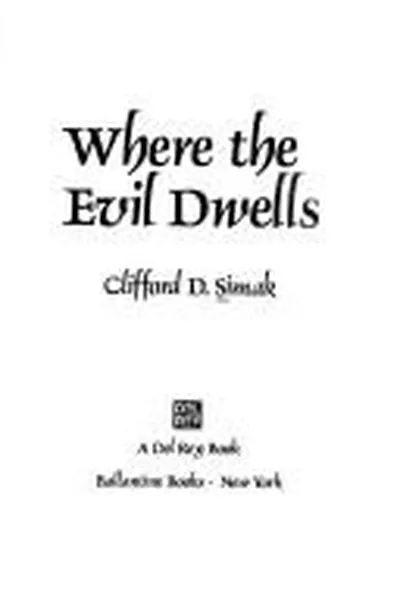 Capa de Where the evil dwells