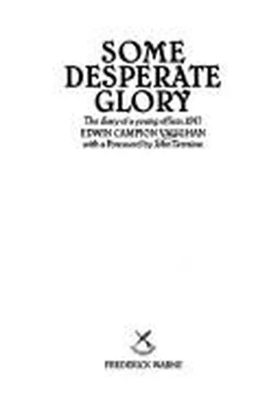 Capa de Some desperate glory