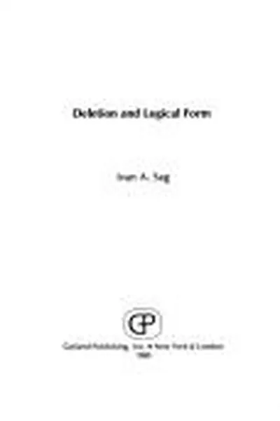 Capa de Deletion and logical form