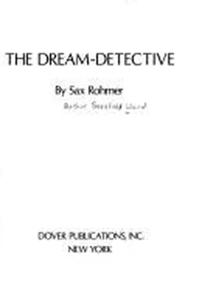 Capa de The Dream Detective