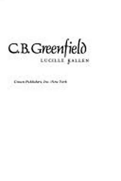 Capa de Introducing C. B. Greenfield