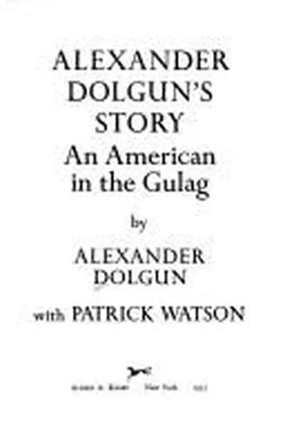 Capa de Alexander Dolgun's story