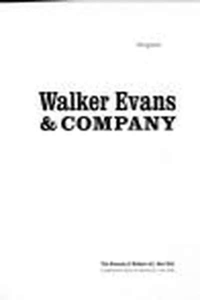 Capa de Walker Evans & company