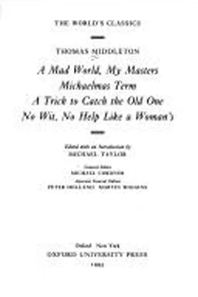 Capa de A mad world, my masters