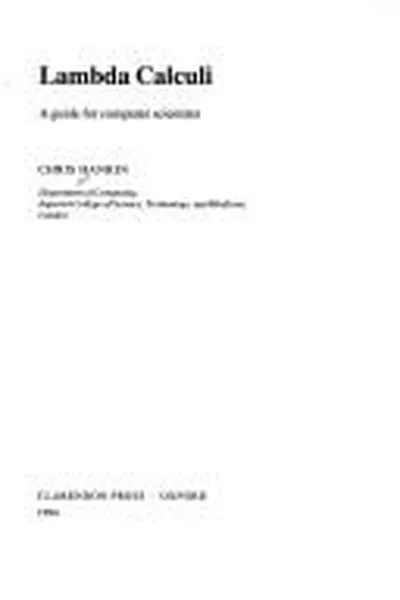 Capa de Lambda Calculi