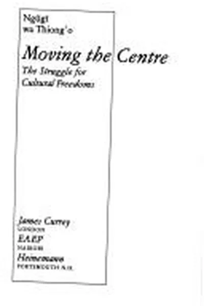 Capa de Moving the Centre
