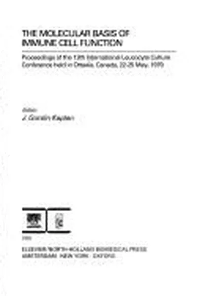 Capa de The molecular basis of immune cell function