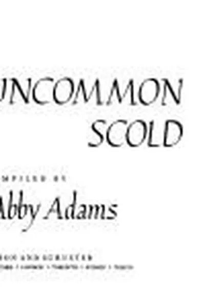 Capa de An Uncommon scold