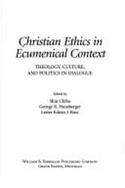 Capa de Christian ethics in ecumenical context