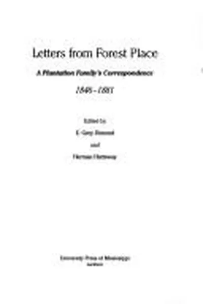 Capa de Letters from Forest Place