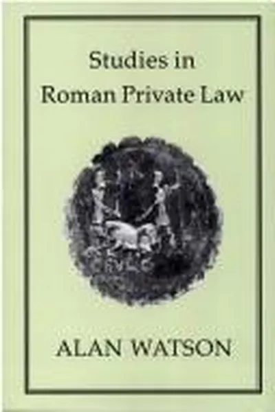 Capa de Studies in Roman Private Law