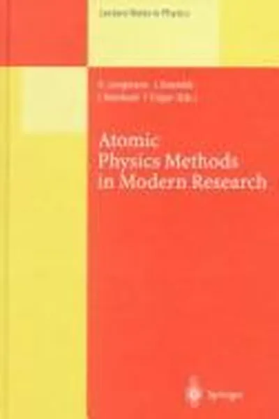 Capa de Atomic physics methods in modern research