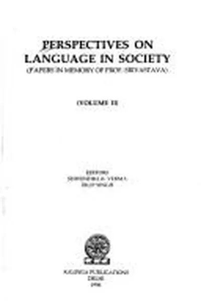 Capa de Perspectives on Language in Society