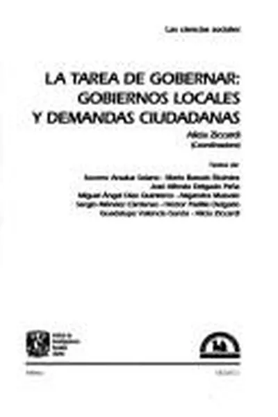 Capa de La Tarea de gobernar