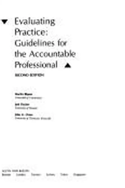 Capa de Evaluating practice