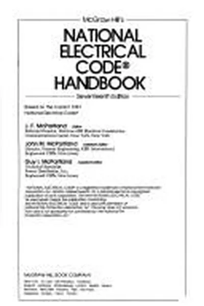 Capa de McGraw-Hill's national electrical code handbook