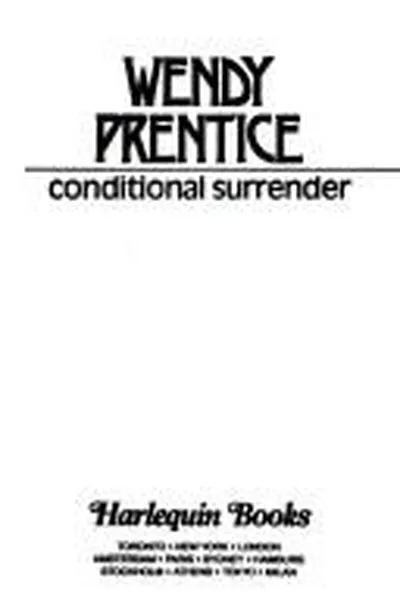 Capa de Conditional Surrender