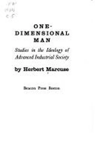 Capa de One-Dimensional Man