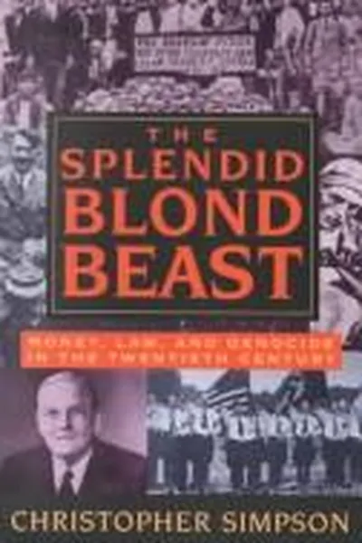 Capa de The splendid blond beast