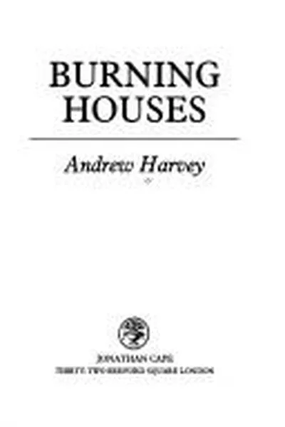 Capa de Burning houses