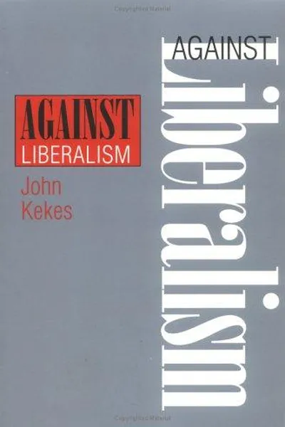 Capa de Against liberalism