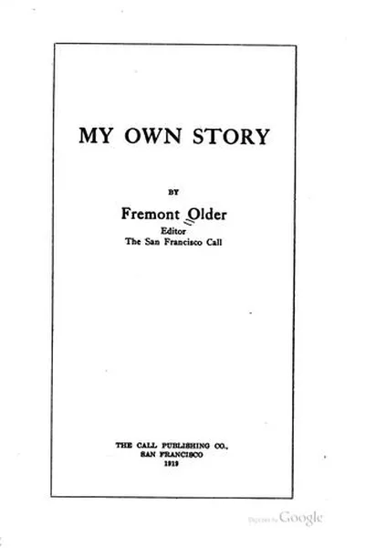 Capa de My own story