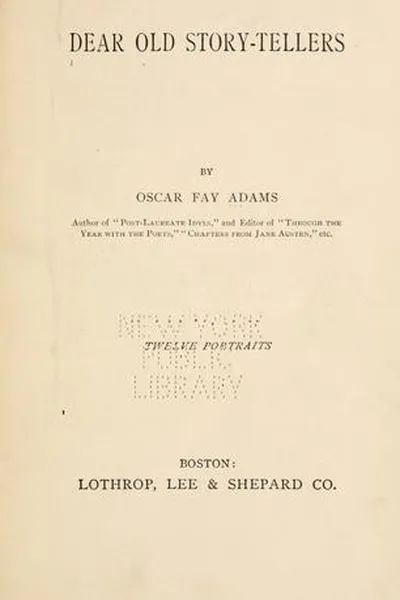 Capa de Dear old story-tellers