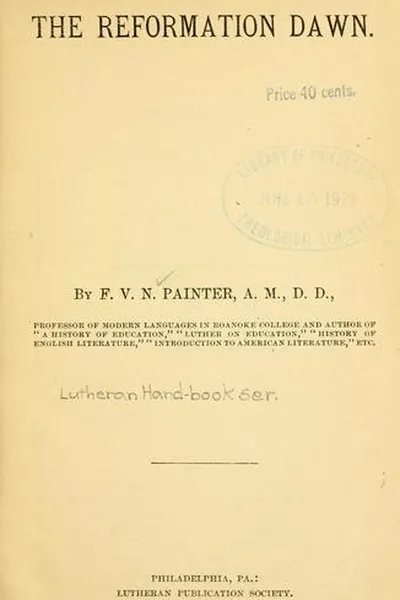 Capa de The reformation dawn