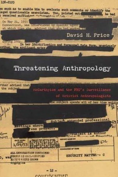 Capa de Threatening anthropology