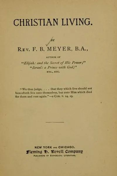 Capa de Christian living