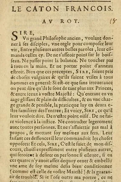 Capa de Le caton francois