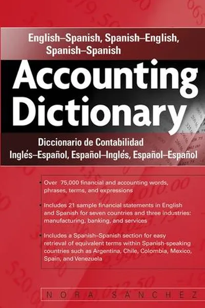 Capa de Accounting dictionary