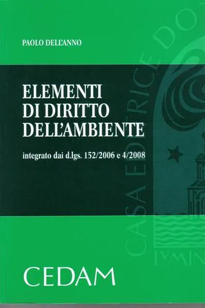 Capa de Elementi di diritto dell'ambiente