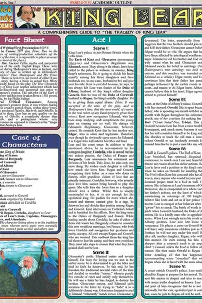 Cover of QuickStudy - King Lear